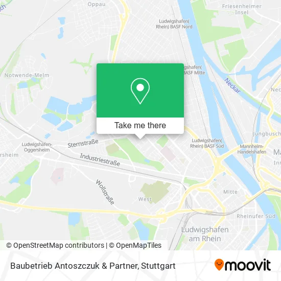 Карта Baubetrieb Antoszczuk & Partner