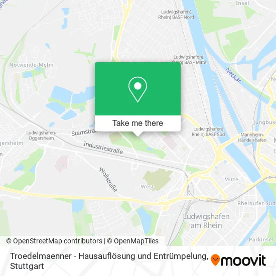 Карта Troedelmaenner - Hausauflösung und Entrümpelung