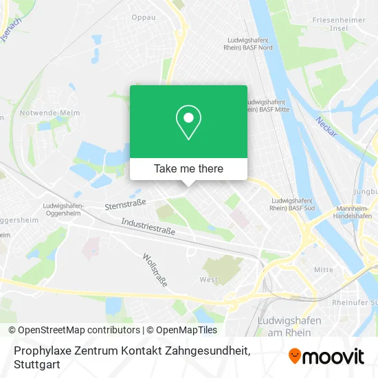 Карта Prophylaxe Zentrum Kontakt Zahngesundheit