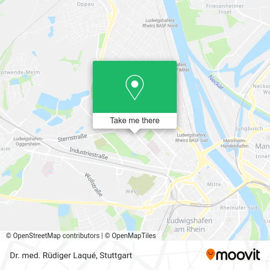 Карта Dr. med. Rüdiger Laqué