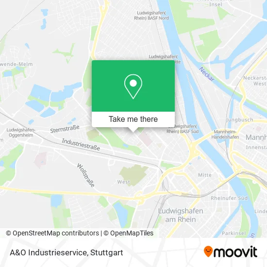 Карта A&O Industrieservice