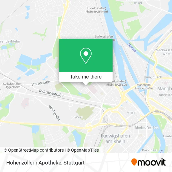 Карта Hohenzollern Apotheke