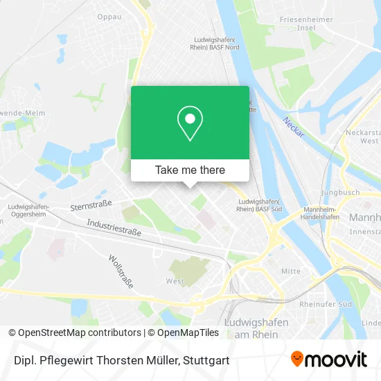 Карта Dipl. Pflegewirt Thorsten Müller
