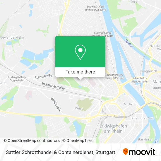 Карта Sattler Schrotthandel & Containerdienst