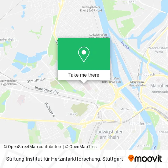 Карта Stiftung Institut für Herzinfarktforschung