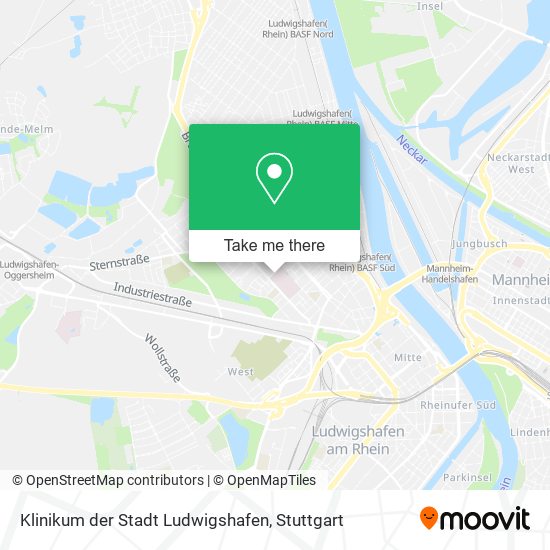 Klinikum der Stadt Ludwigshafen map