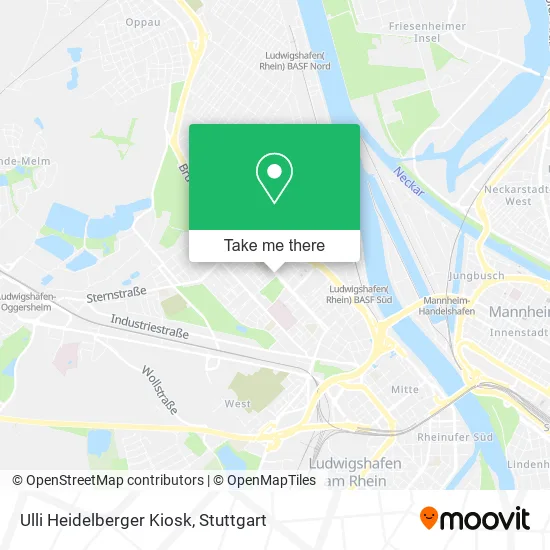 Карта Ulli Heidelberger Kiosk