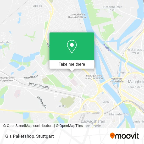 Карта Gls Paketshop