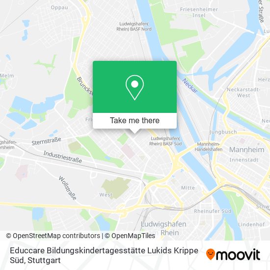 Educcare Bildungskindertagesstätte Lukids Krippe Süd map