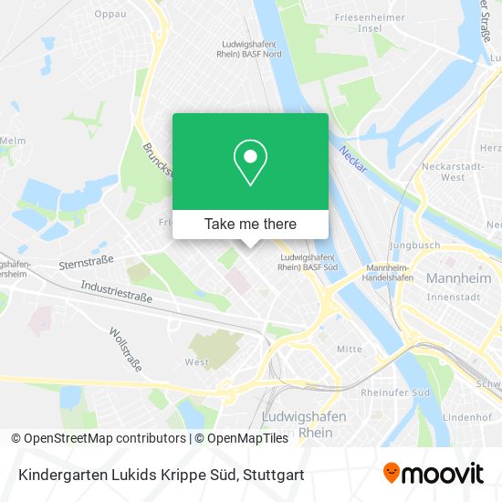 Kindergarten Lukids Krippe Süd map