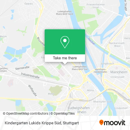 Карта Kindergarten Lukids Krippe Süd