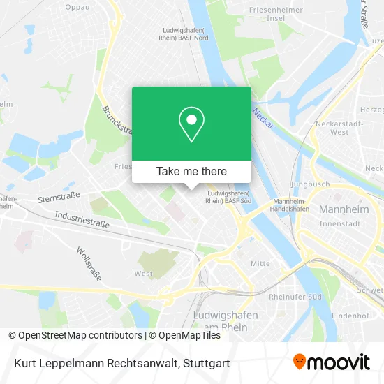 Карта Kurt Leppelmann Rechtsanwalt