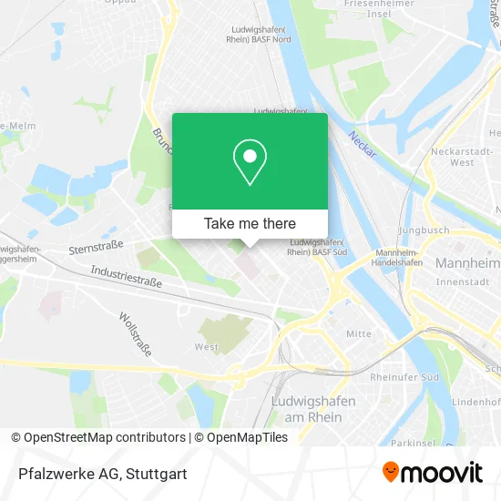 Карта Pfalzwerke AG