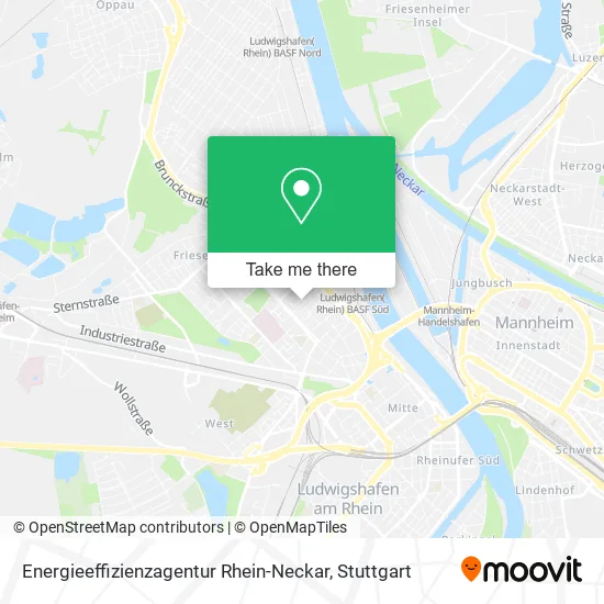 Карта Energieeffizienzagentur Rhein-Neckar