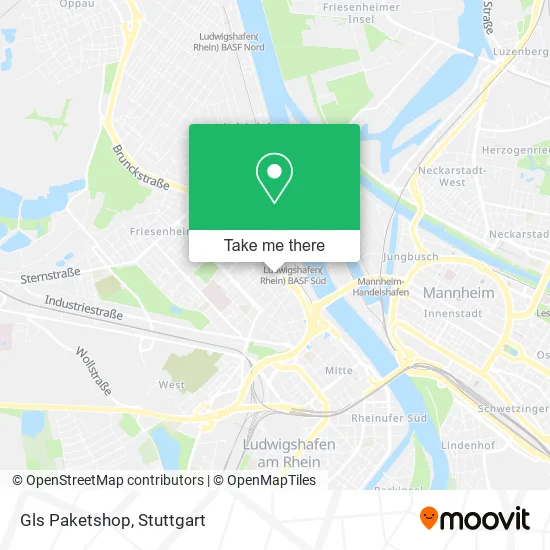 Карта Gls Paketshop