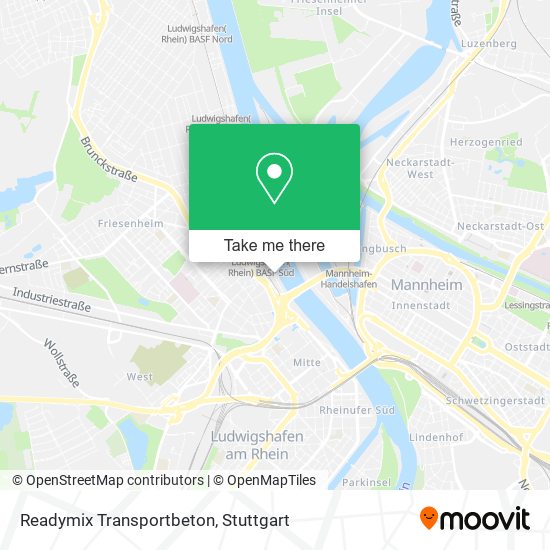 Readymix Transportbeton map