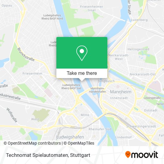 Карта Technomat Spielautomaten