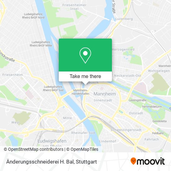 Карта Änderungsschneiderei H. Bal