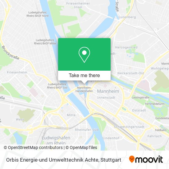 Карта Orbis Energie-und Umwelttechnik Achte