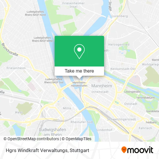 Карта Hgrs Windkraft Verwaltungs