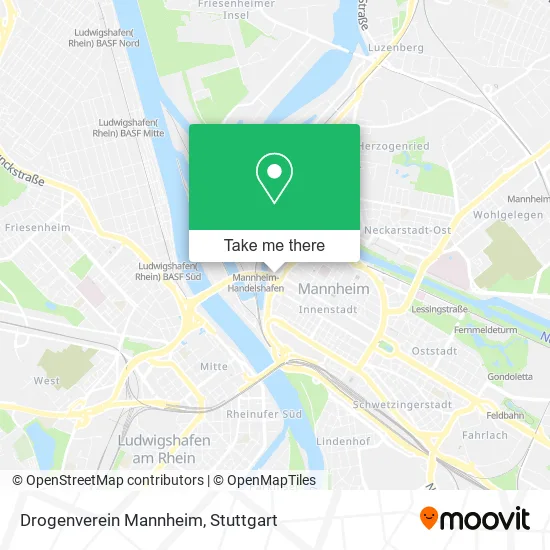 Карта Drogenverein Mannheim