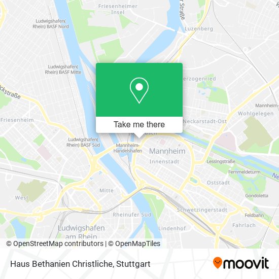 Haus Bethanien Christliche map