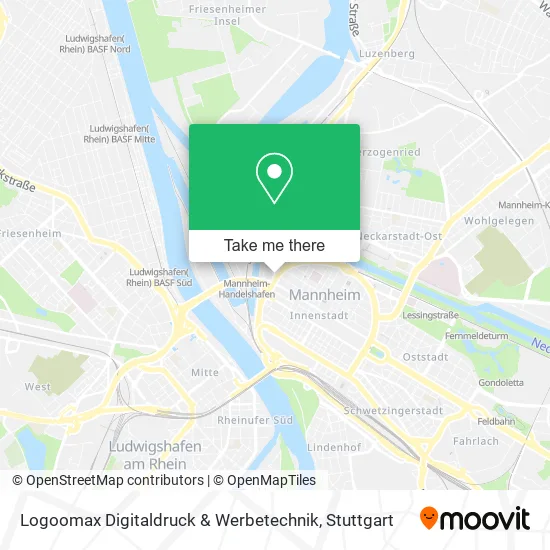 Карта Logoomax Digitaldruck & Werbetechnik