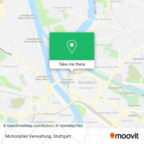 Карта Motionplan Verwaltung