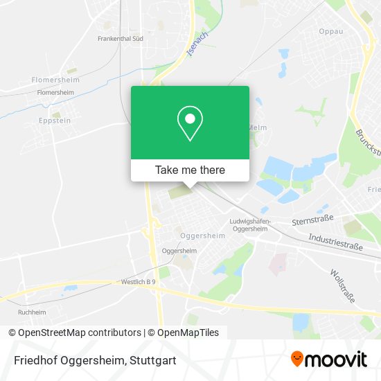 Friedhof Oggersheim map