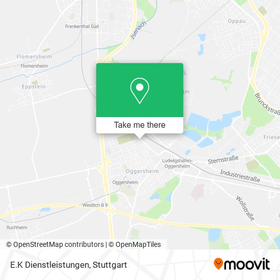 E.K Dienstleistungen map