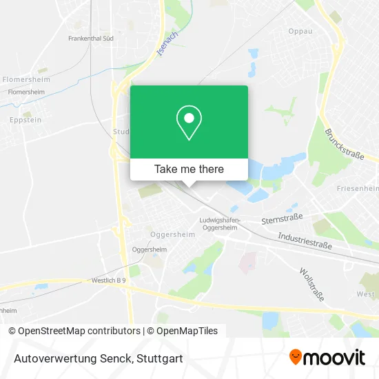 Карта Autoverwertung Senck