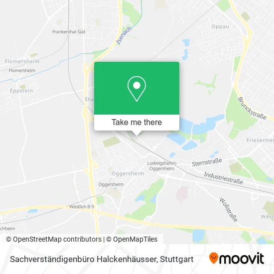 Карта Sachverständigenbüro Halckenhäusser