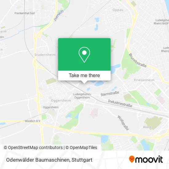 Карта Odenwälder Baumaschinen