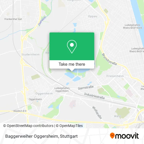 Карта Baggerweiher Oggersheim