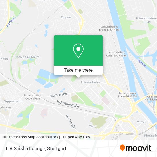 Карта L.A Shisha Lounge