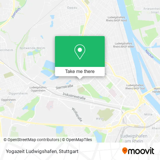 Карта Yogazeit Ludwigshafen