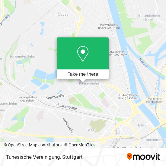 Tunesische Vereinigung map
