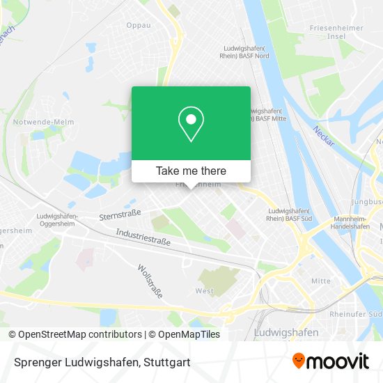 Sprenger Ludwigshafen map