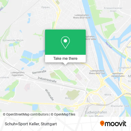 Карта Schuh+Sport Keller