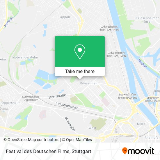 Карта Festival des Deutschen Films