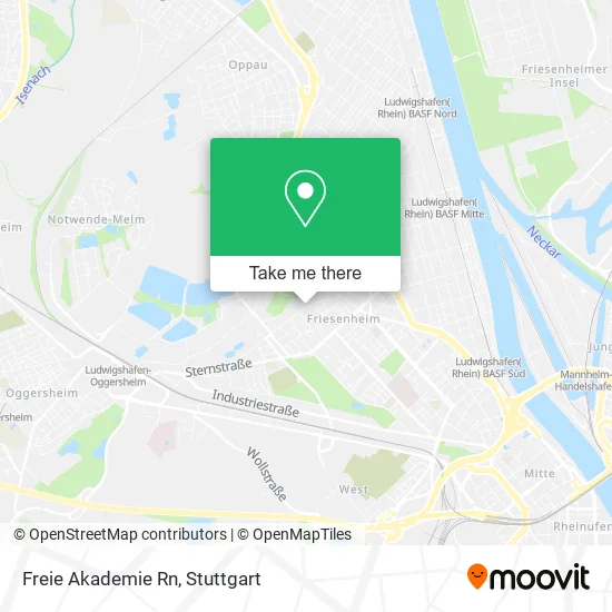 Карта Freie Akademie Rn