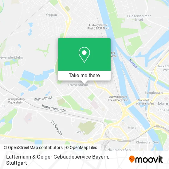 Карта Lattemann & Geiger Gebäudeservice Bayern