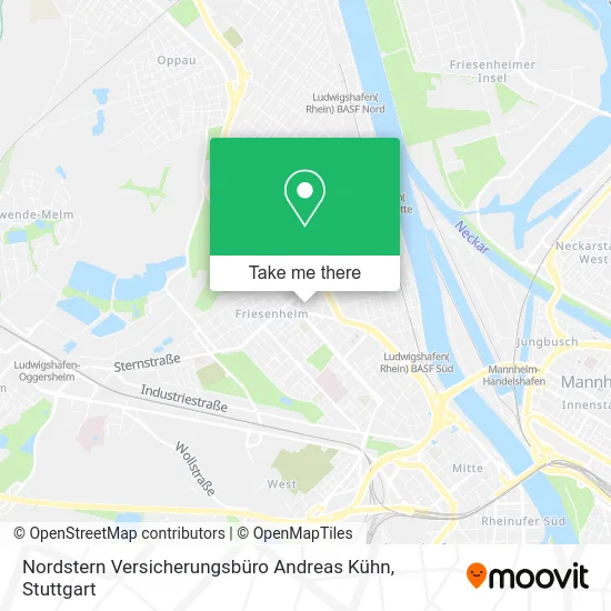 Карта Nordstern Versicherungsbüro Andreas Kühn