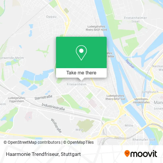 Карта Haarmonie Trendfriseur