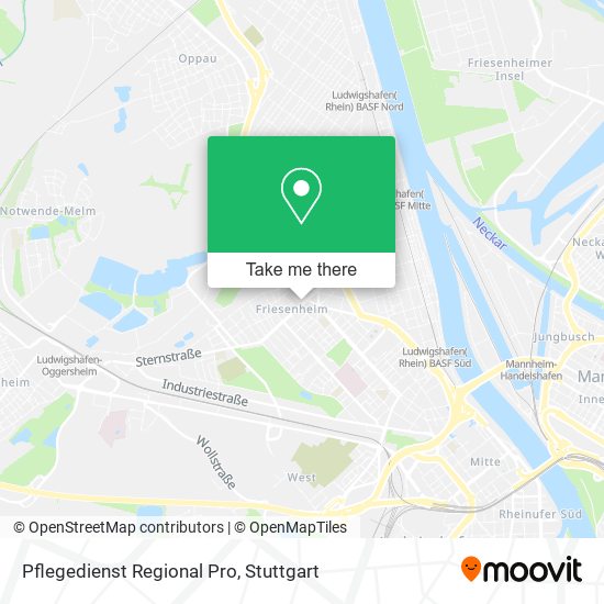 Pflegedienst Regional Pro map