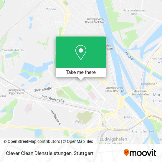 Карта Clever Clean Dienstleistungen