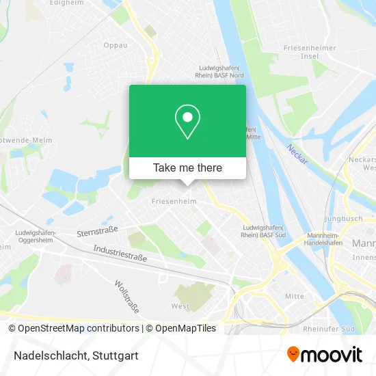 Карта Nadelschlacht