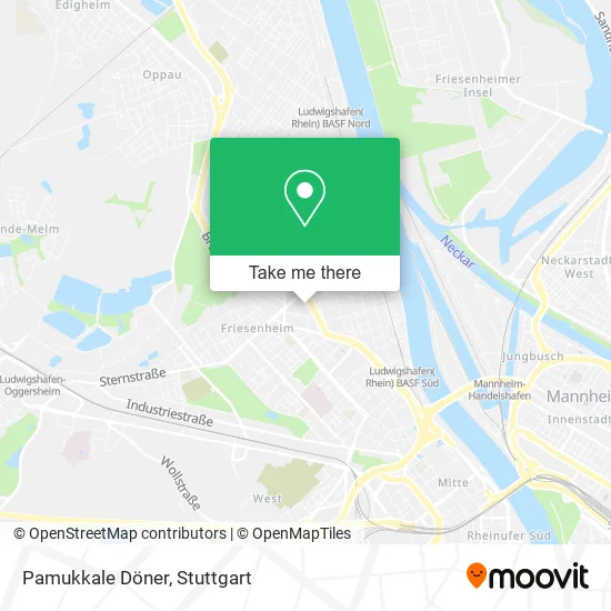 Карта Pamukkale Döner