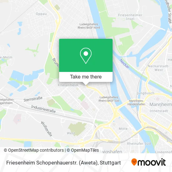 Карта Friesenheim Schopenhauerstr. (Aweta)