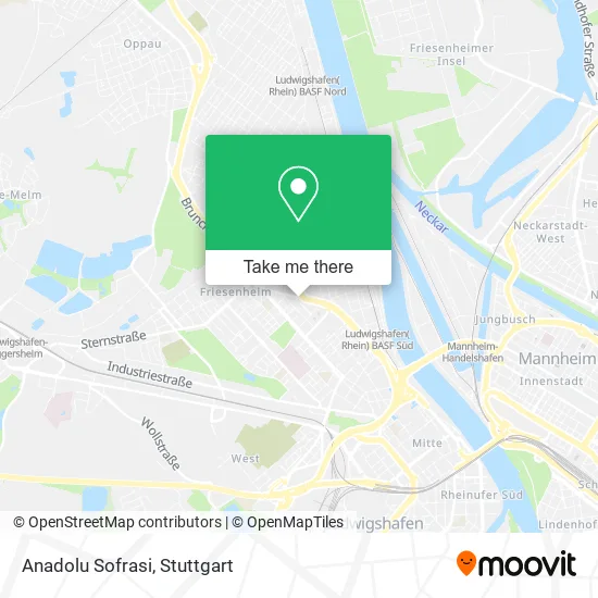 Карта Anadolu Sofrasi